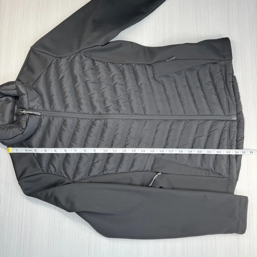 32 DEGREES HEAT Mixed Media Puffer Jacket XS Black‎ Lightweight Packable Outdoor